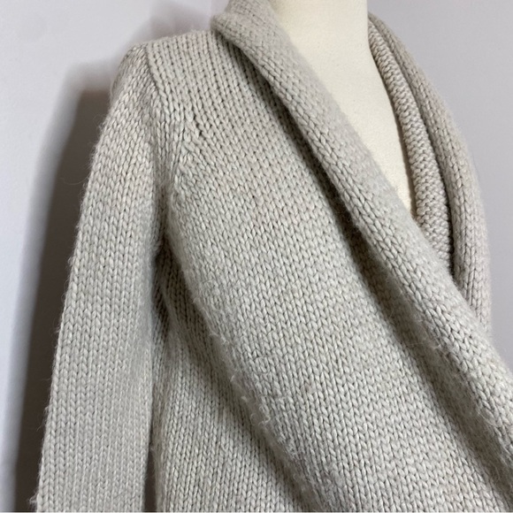 Joie Wool Alpaca Blend Open Front Sweater Cardigan - Picture 8 of 8